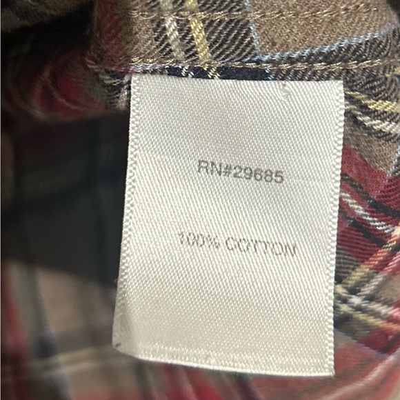 Pendleton Red and Brown Plaid Shirt - Picture 4 of 6